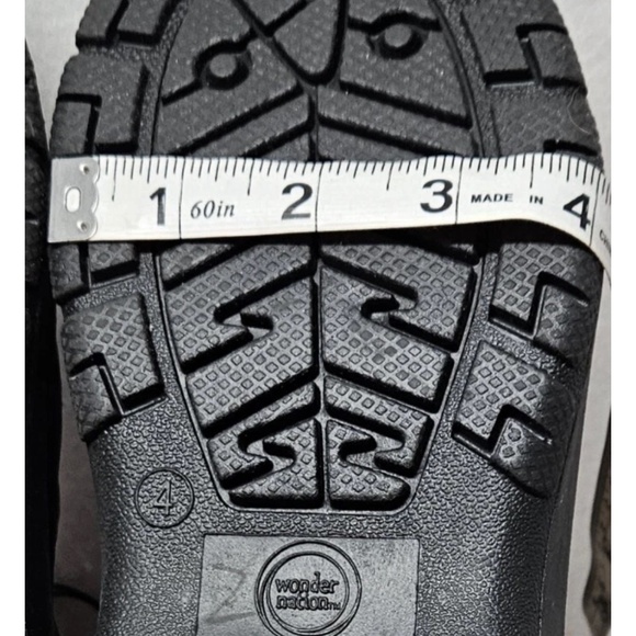 Wonder Nation Big Girls Black Winter Boots Temp Rating -5F Degrees Size 4 NWT - Picture 10 of 14